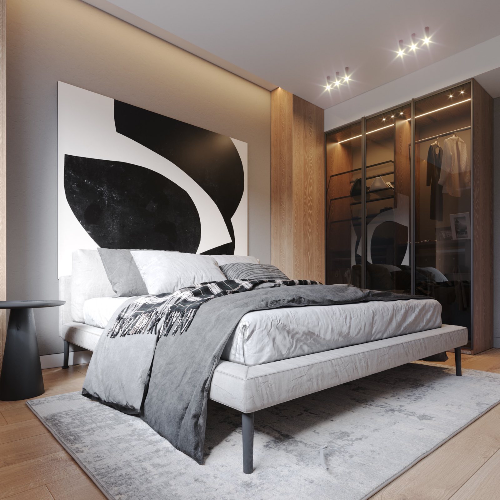 ParkLine Residences master bedroom