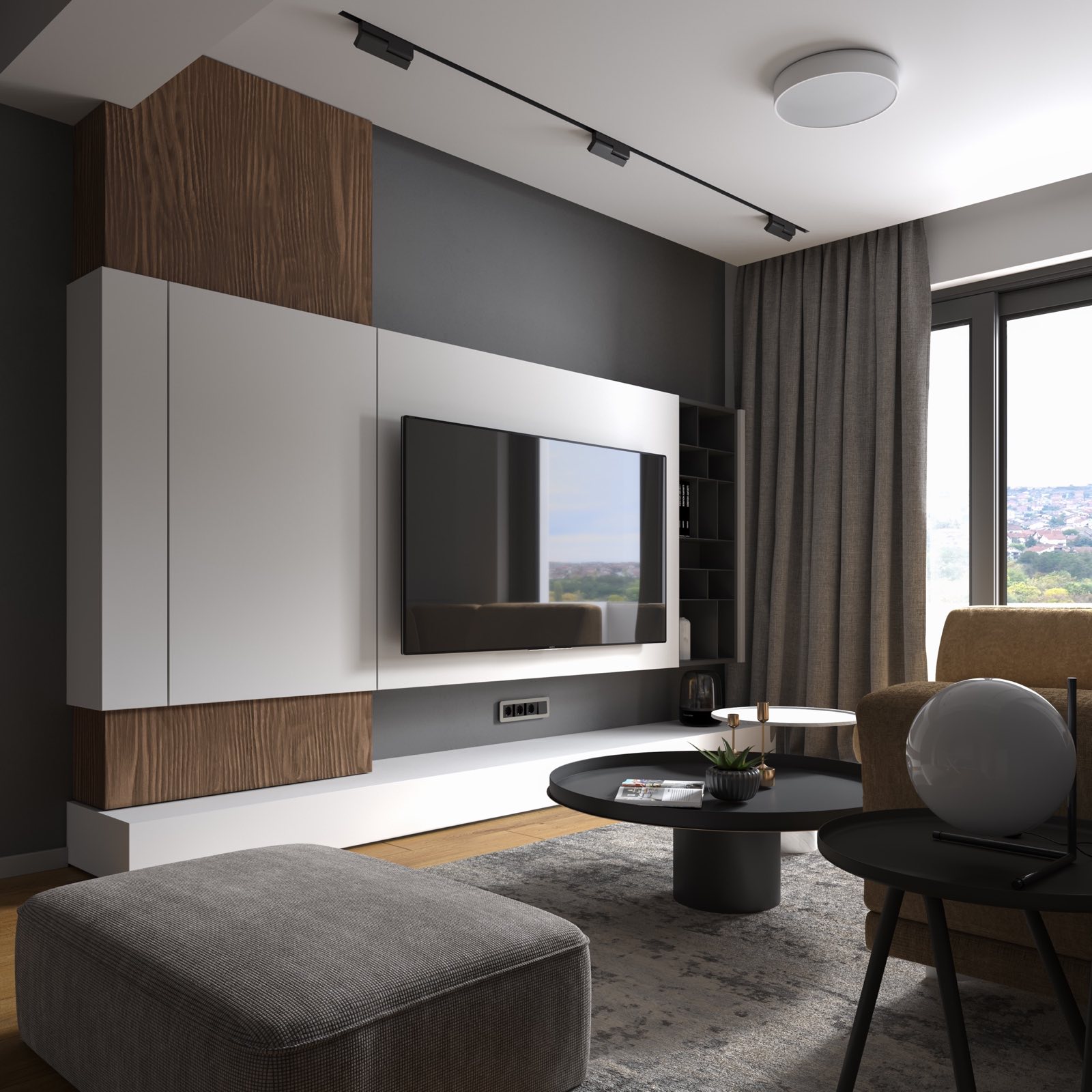 ParkLine Residences TV living room
