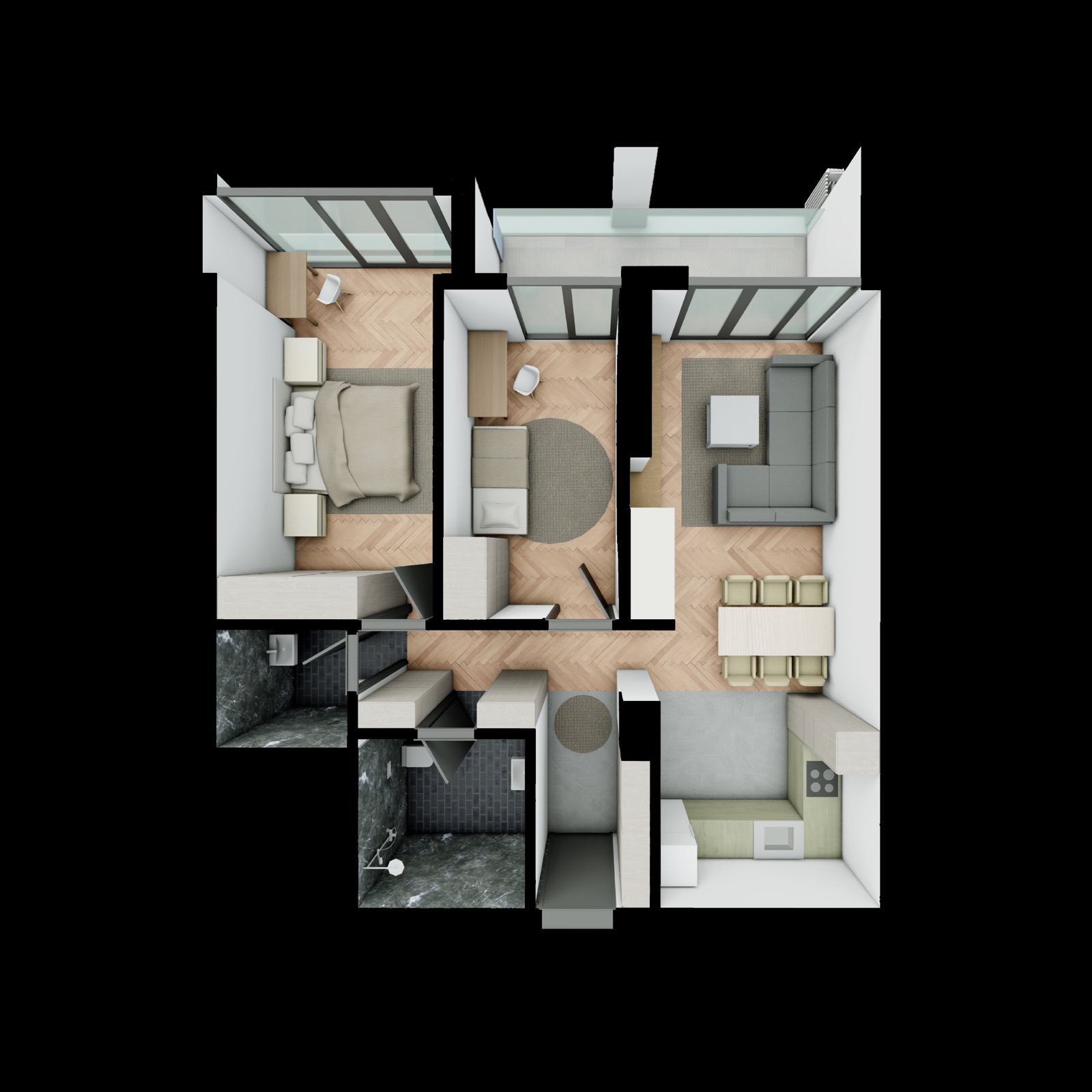 ParkLine apartment 137 square meters